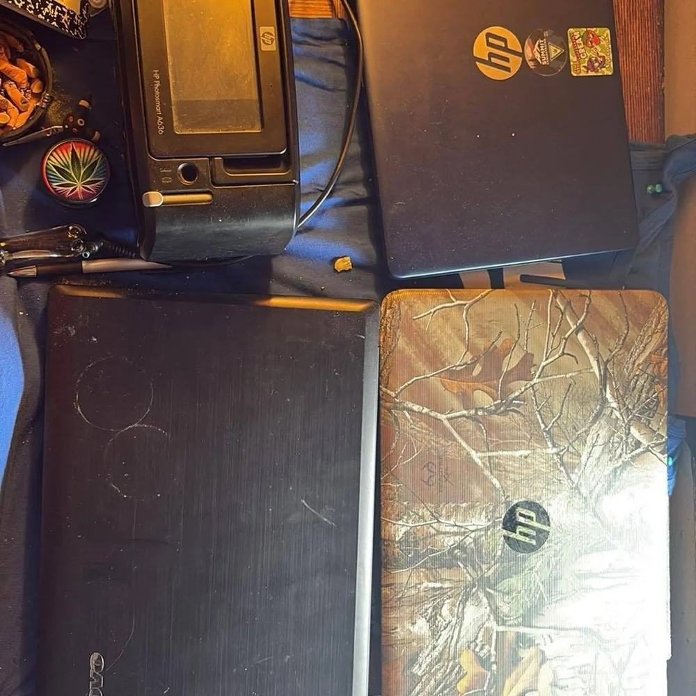 HP Black Laptop with Modern Design and Slim Profile
